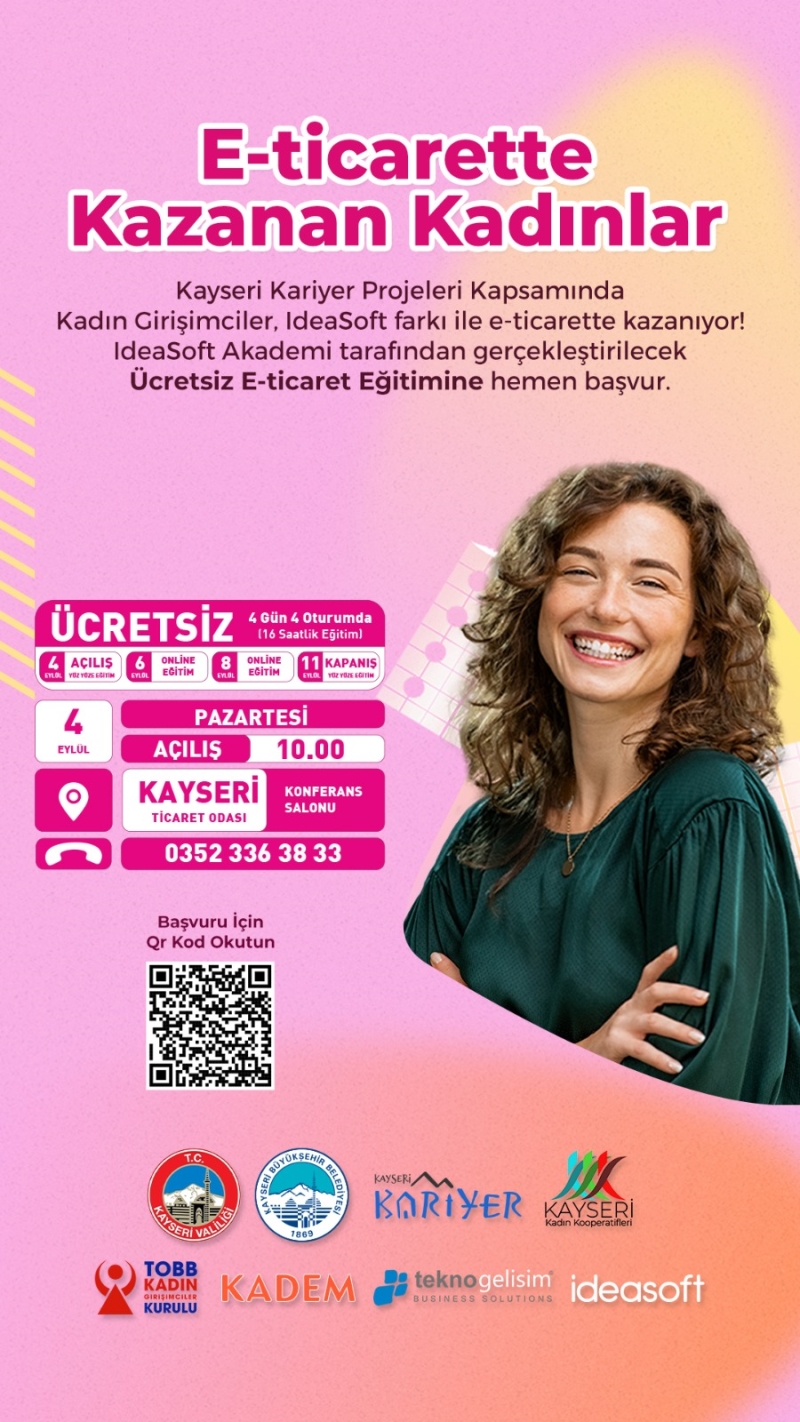 Büyükşehir’den Kadınlara Ücretsiz E-Ticaret Eğitimi