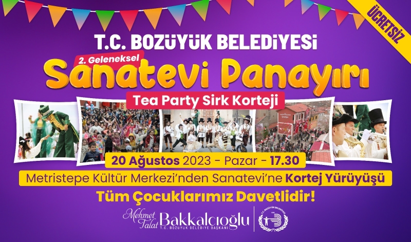 ÇOCUKLAARRR...  2. GELENEKSEL SANATEVİ PANAYIRI’NA DAVETLİSİNİZ