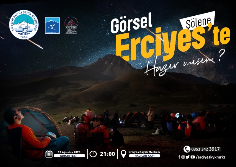 Büyükşehir ile Erciyes’ten Gökyüzünde Görsel Şölen Heyecanı