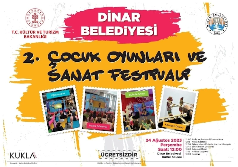 2.Çocuk Oyunları ve Sanat Festivalimize davetlisiniz