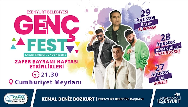 Esenyurt’un İlk Gençlik Festivali Başlıyor