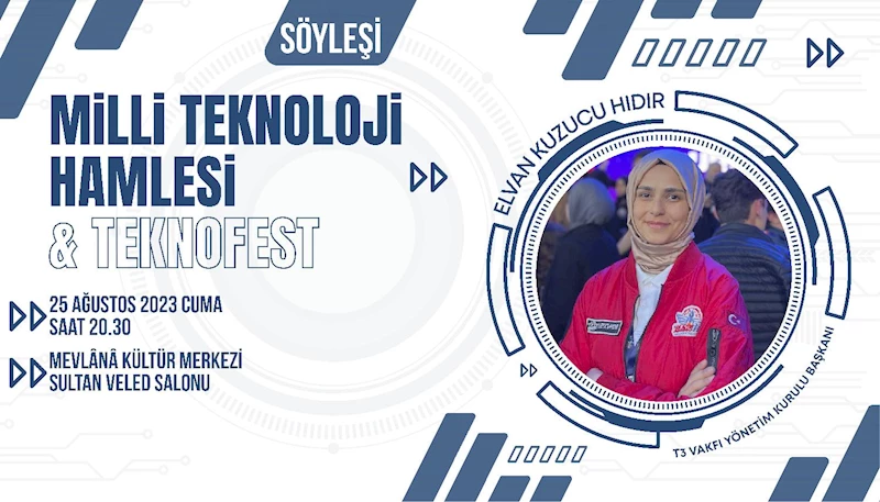 KARATAY KENT KONSEYİ GENÇLİK MECLİSİ’NDEN “MİLLİ TEKNOLOJİ HAMLESİ VE TEKNOFEST” SÖYLEŞİ PROGRAMI