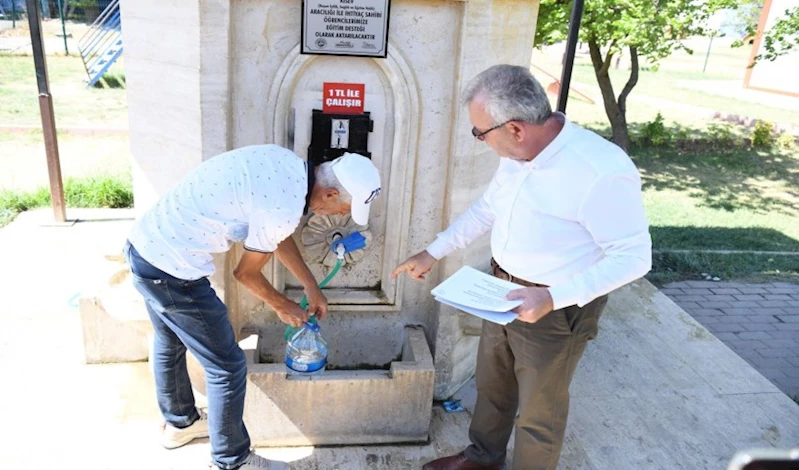 Mustafa Helvacıoğlu: “Vatandaşlarımız hayır çeşmelerinden memnun”