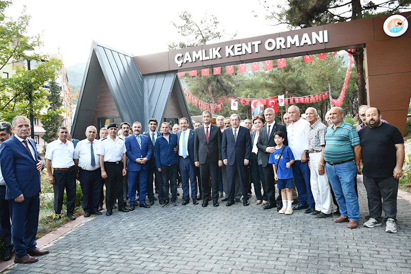 Şirinevler Çamlık Kent Orman Park ve Çevik Kuvvet Şube Müdürlüğü Açılışı Gerçekleştirildi