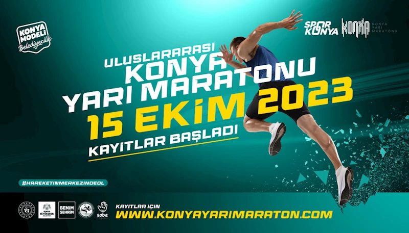 ULUSLARARASI KONYA YARI MARATONU’NA KAYITLAR BAŞLADI