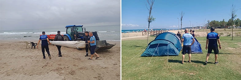 Kandıra sahillerinde asayiş berkemal