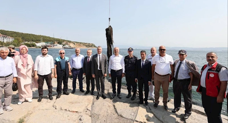 Gebze’nin İncisi Eskihisar  Hayalet Ağlardan Temizleniyor