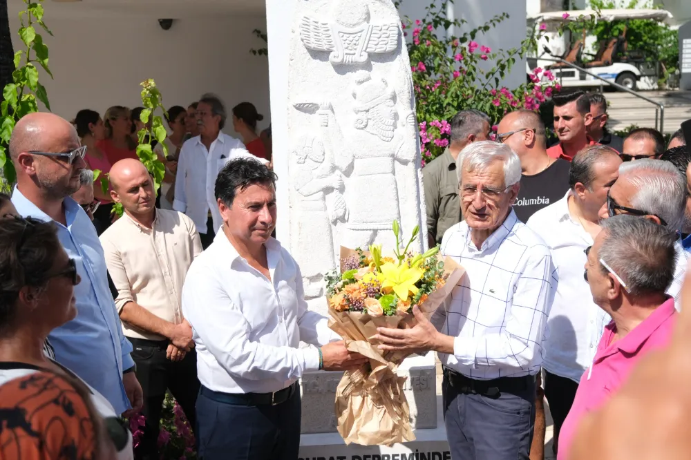 Arsuz Belediyesinden Bodrum’a Hediye  Hatay Arsuz Dostluk Anıtı Açılışı