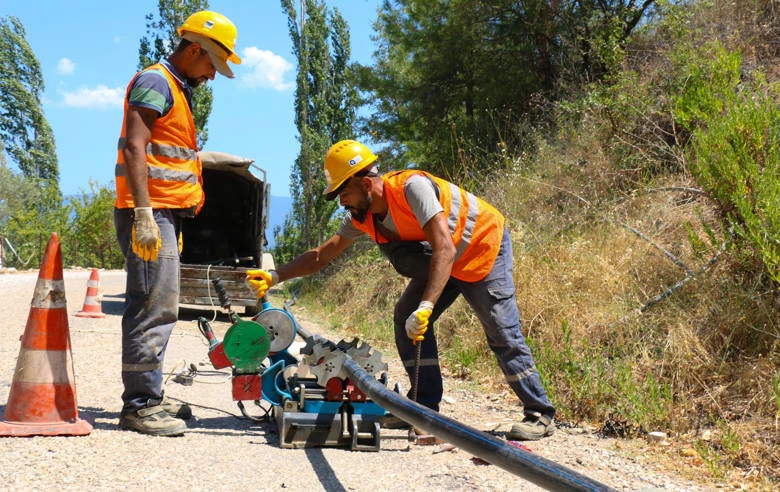 Karacaören mahallesi ilk kez içme suyuna kavuşuyor