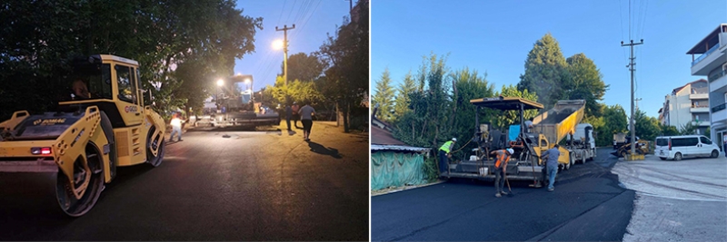 Başiskele Kahramanlar Caddesi asfaltlandı