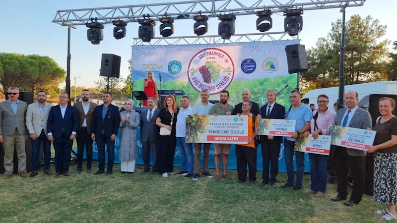 Süleymanpaşa Bağbozumu Şenliği büyük ilgi gördü