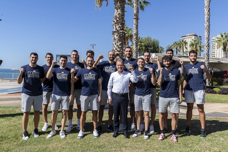 Başkan Seçer, MSK Erkek Basketbol Takımı İle Bir Araya Geldi