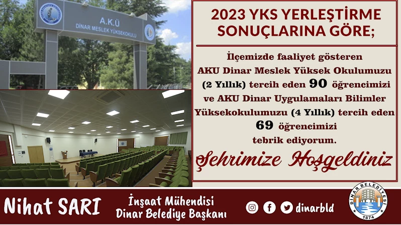 Üniversitemizi tercih eden 159 öğrencimizi tebrik ediyoruz