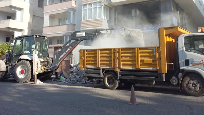 Büyükşehir, İnşaat Atıklarını Temizliyor