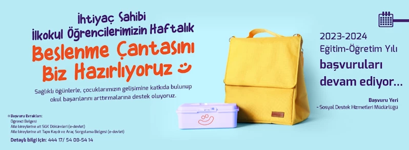 “Beslenme Saati” Başvuruları Devam Ediyor