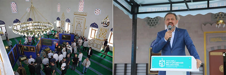 Ümmet Camii dualarla açıldı