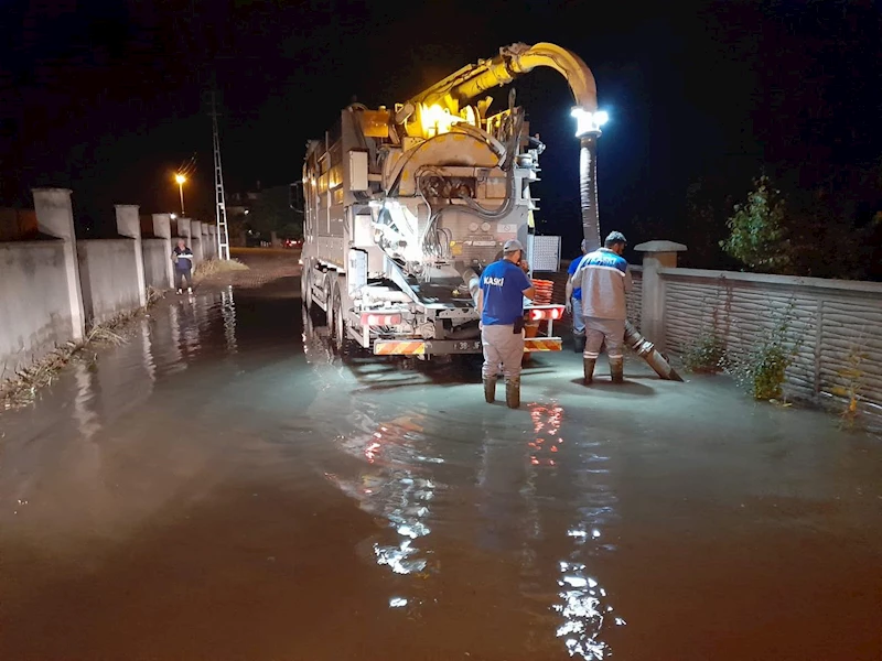 Kayseri Büyükşehir, Kuvvetli Yağış Sonrası Yoğun Mesaide