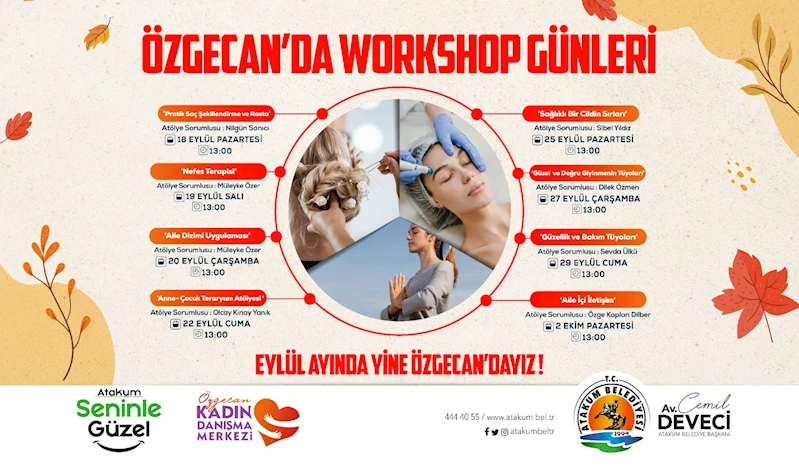 Özgecan’da Workshop Günleri’ başlıyor