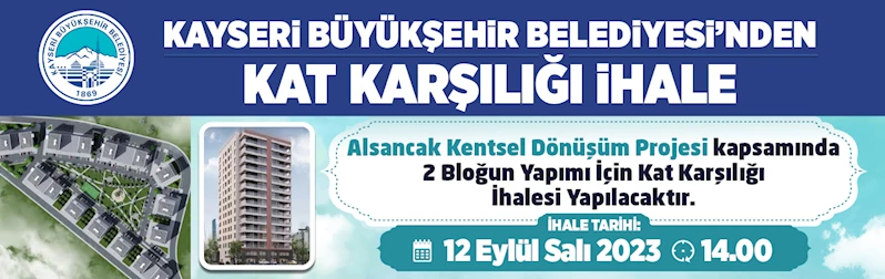 Büyükşehir’den İhale