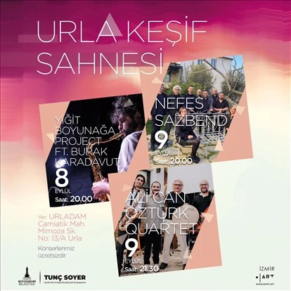 ​Urla Keşif Konserleri başlıyor