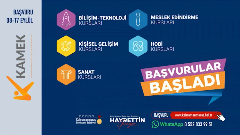 KAMEK Yeni Döneminde Kursiyerlerle Buluşuyor!