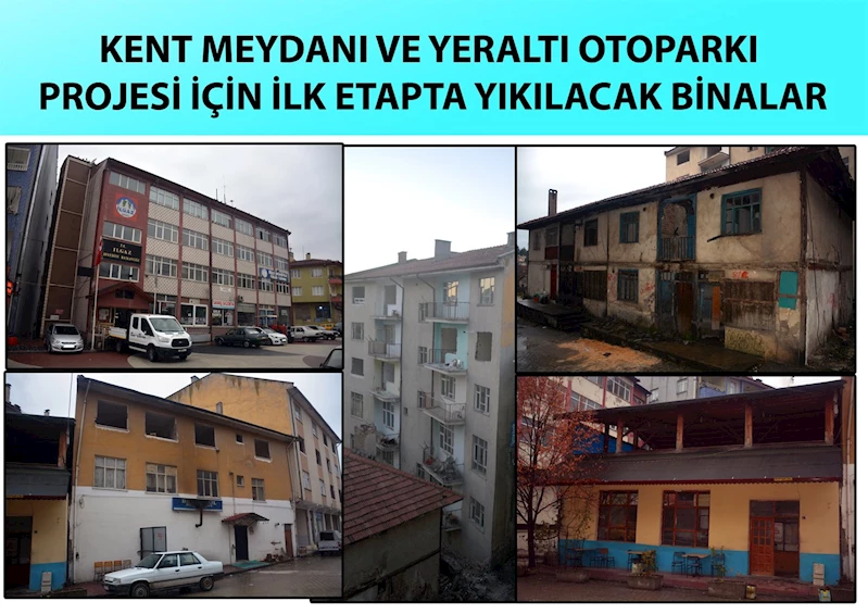 Ilgaz Kent Meydanı ve Otoparka Kavuşuyor