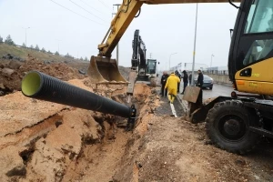 Yeni yerleşim alanlarında altyapı çalışmaları sürüyor