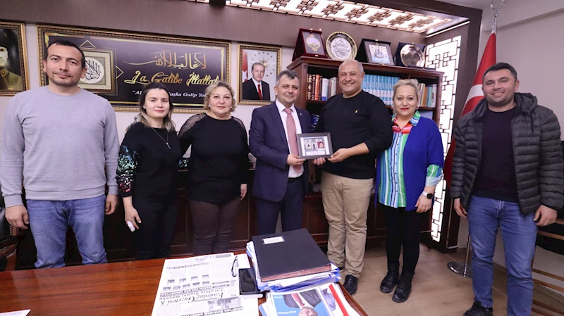 Mustafa Çekiç Ortaokulu’ndan Belediye Başkanımız Serkan Koyuncu’ya Ziyaret