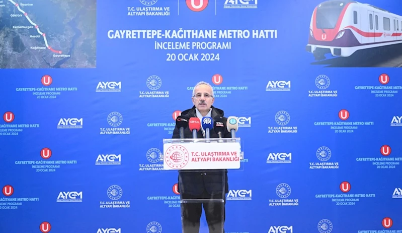 ‘GAYRETTEPE–KAĞITHANE’ METRO HATTI’NDA GERİ SAYIM