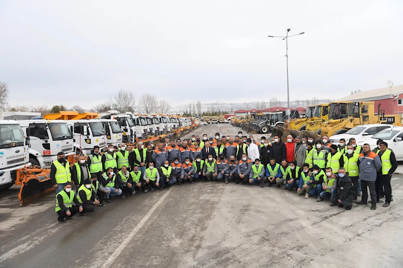 Kayseri Büyükşehir, Karla Mücadele İçin Teyakkuzda