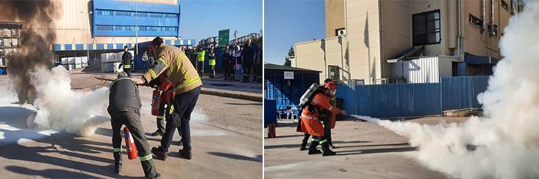 İtfaiyeden Diversey Türkiye firmasına acil durum eğitimi