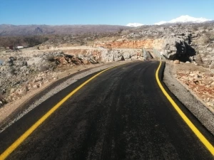 Hani Çukur- Elazığ Üçocak yolu tamamlandı