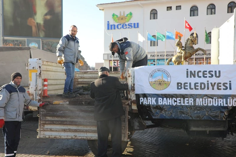 İncesu Belediyesi Park ve Bahçeler Müdürlüğü tarafından 