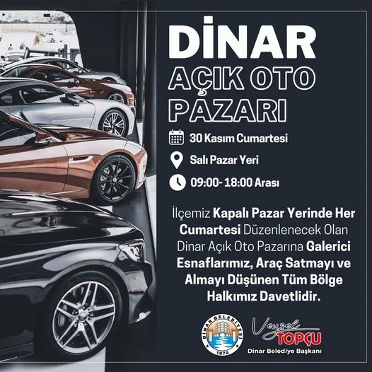 DİNAR AÇIK OTO PAZARI