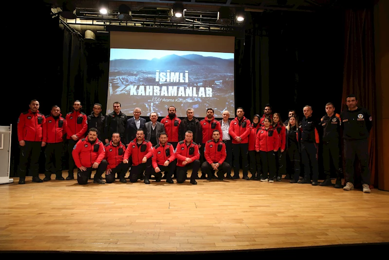 Yüzyılın felaketini ESAY’ın “İsimli Kahramanları” anlattı