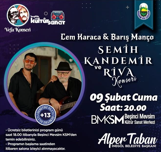 Cem Karaca Ve Barış Manço İçin Vefa Konseri Düzenlenecek