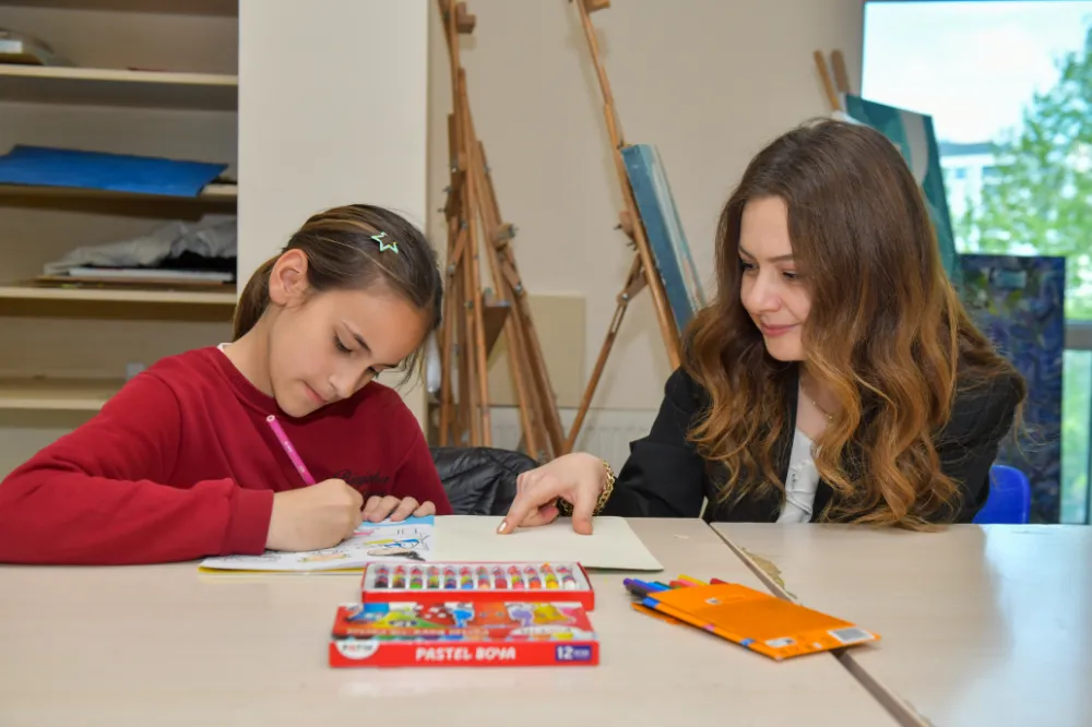 Çocukların Renkli Dünyası Hayat Buldu