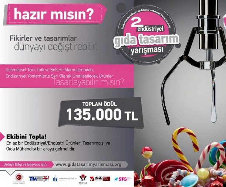 Endüstriyel Gıda Yarışması İçin Başvurular Başladı