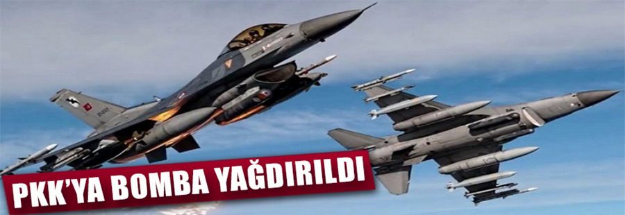 PKK'lılara Bomba Yağdı