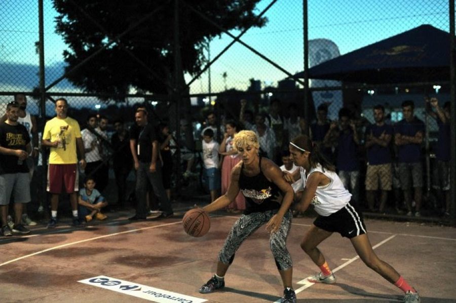 Sokak basketbolunda kıran kırana mücadele!