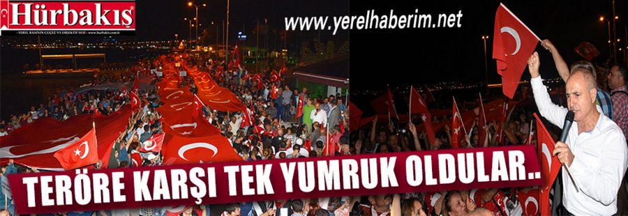 Teröre Karşı Tek Yumruk Oldular..!