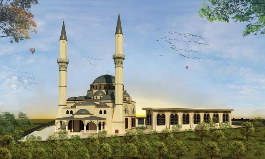 Mevlana Camii Beylkidüzü'nde Yükseliyor