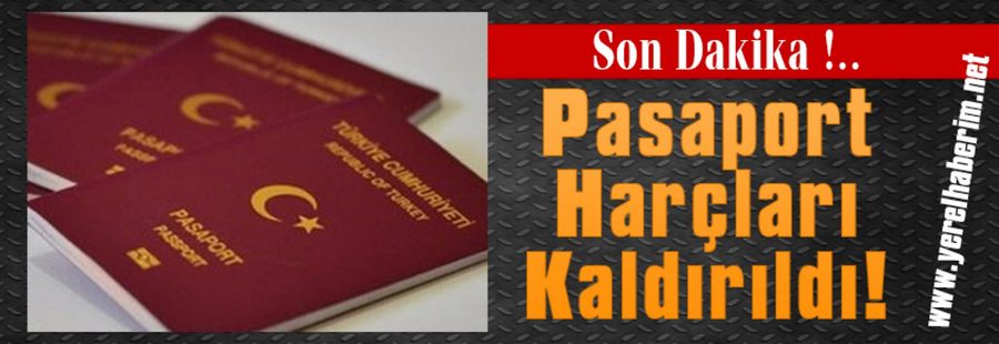 25 Yaş Altına Pasaport Harçları Kaldırıldı!