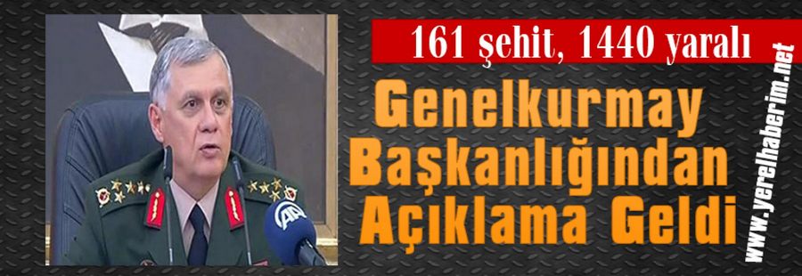 Darbe girişiminin bilançosu: 161 şehit, 1440 yaralı