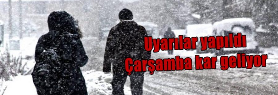 Pazar soğuk, çarşamba kar geliyor