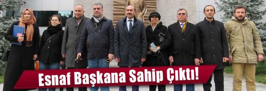 Beylikdüzü Esnafı Başkanına Sahip Çıktı!