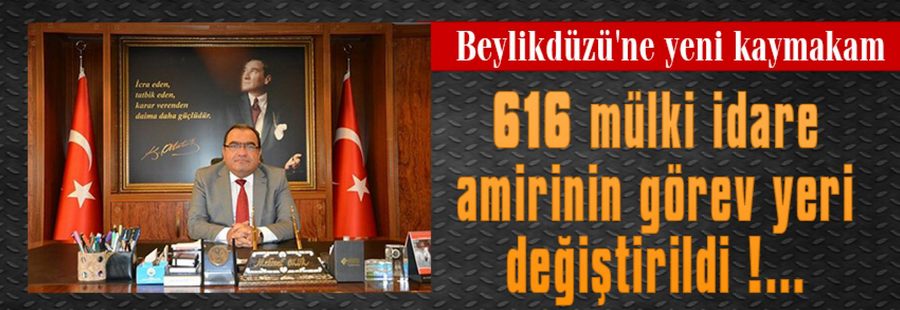 Beylikdüzü'ne yeni kaymakam