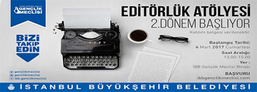 Editörlük Atölyesi’nde 2. Dönem Başlıyor