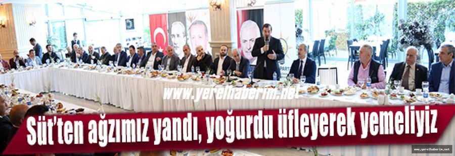 Süt’ten ağzımız yandı, yoğurdu üfleyerek yemeliyiz