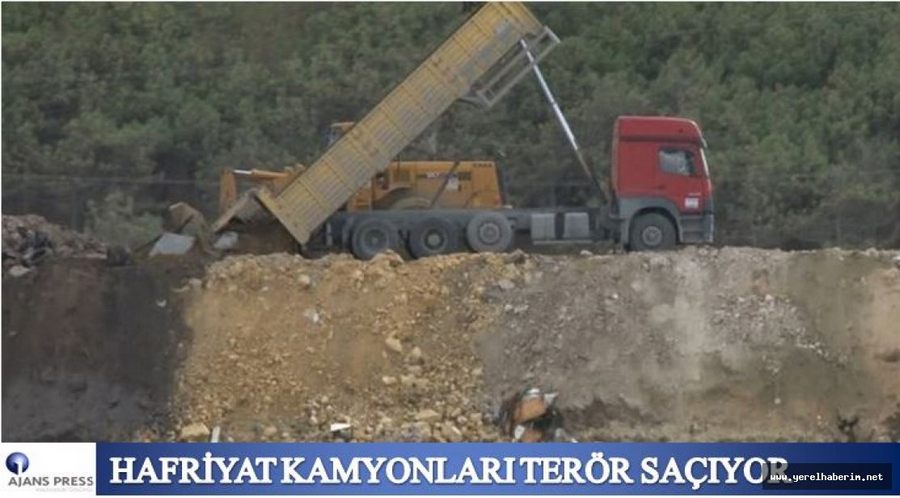 Harfiyat Kamyonları Terör Saçıyor